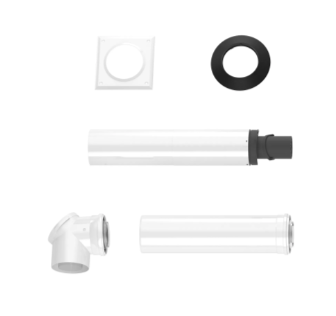 Basispakket WH/WS Ø80/125 wit 7738112575