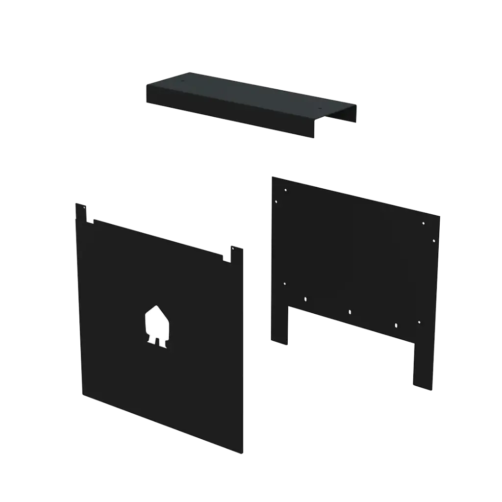 EV Dual Wall plate kit white (EVD-WALL-KIT-W) (kopie)