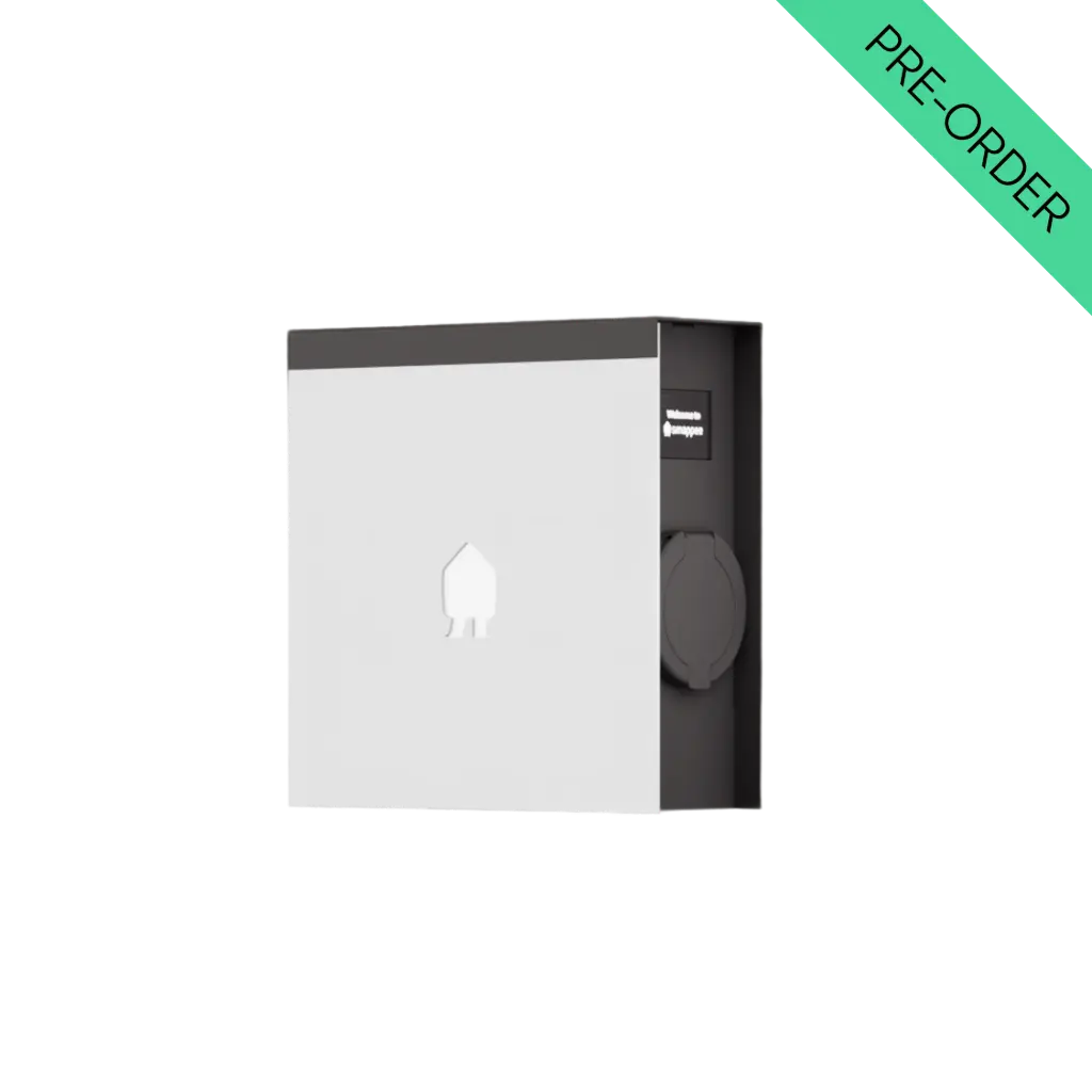 EV Wall White v4 - 1/3-Phase 22 kW socket (EVW4-332-BR-W)