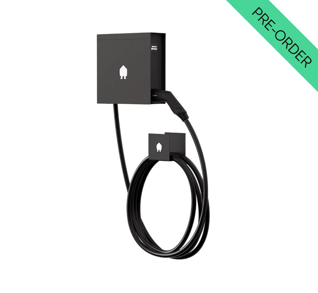 EV Wall Black v4 - 1/3-Phase 22 kW Type 2 cable 8m (EVW4-332-C8R-B)