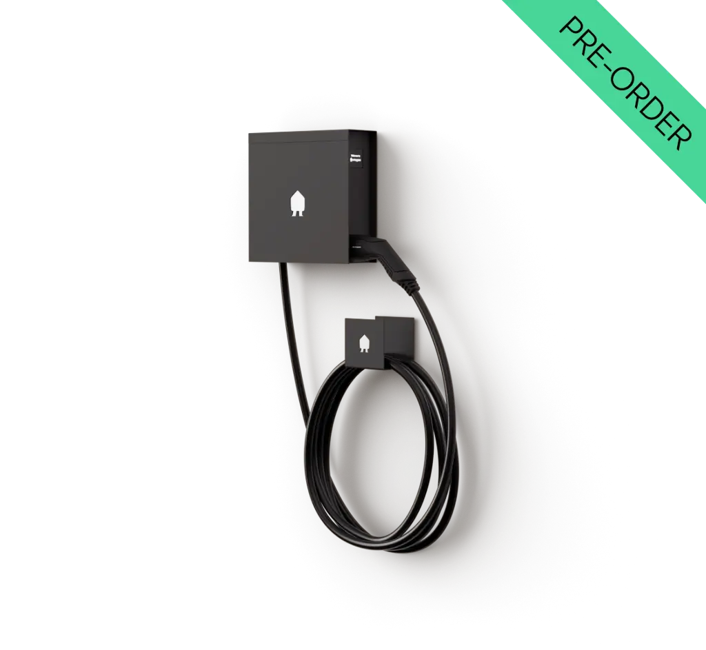 EV Wall Black v4 - 1/3-Phase 22 kW Type 2 cable 8m (EVW4-332-C8R-B​)