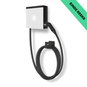 EV Wall White 3-Phase 22 kW Type 2 cable 8m with cable holder (EVW-332-C8R-E-W)