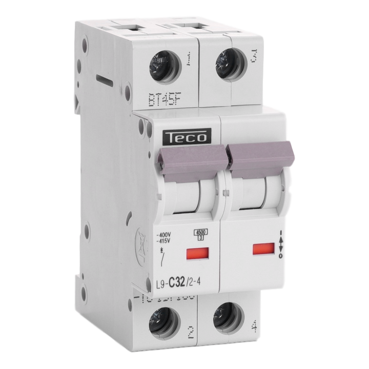 Teco AUTOMAAT 2P 32A 4,5KA C    