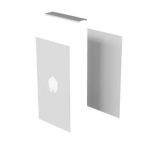 [0032912] EV Dual Base plate kit white (EVD-FLOOR-KIT-W)