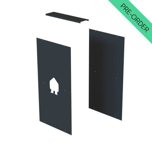 [0032913] EV Dual Base plate kit black (EVD-FLOOR-KIT-B)