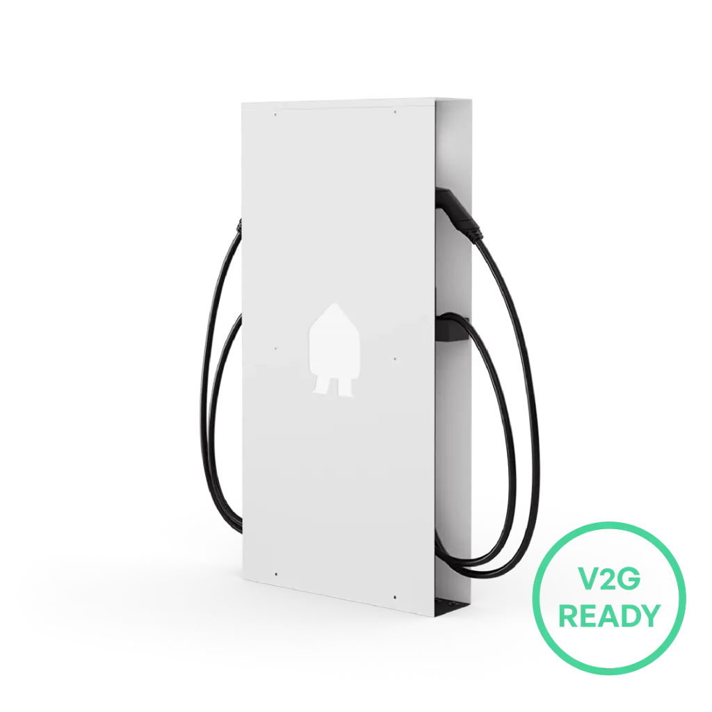 [0032989] EV Dual Base White with Cables