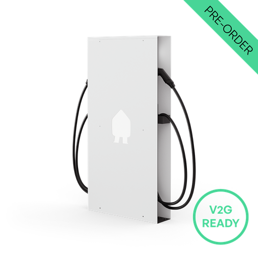 [0032989] EV Dual Base White with Cables