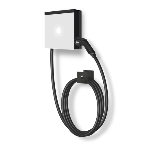 [0007787] EV Wall White 1-Phase 7.4 kW Type 2 cable 8m with cable holder (EVW-132-C8R-E-W)