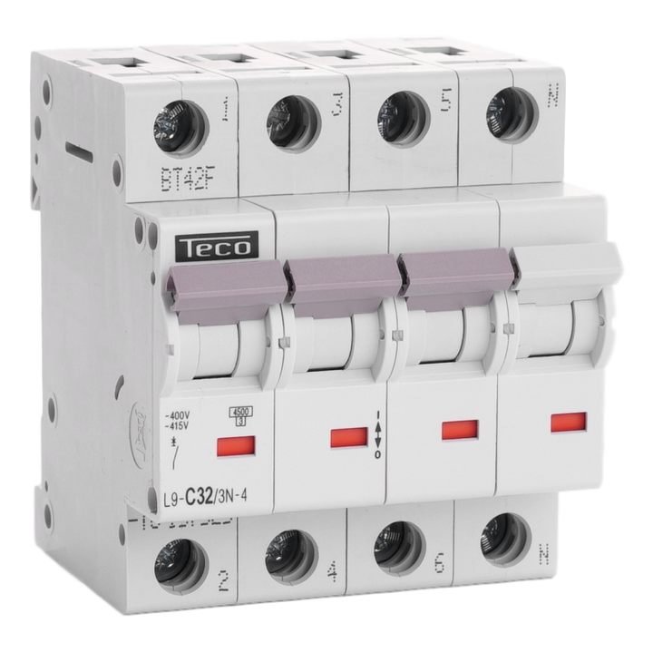 [0000563] Teco AUTOMAAT 3P+N 32A 4,5KA C  